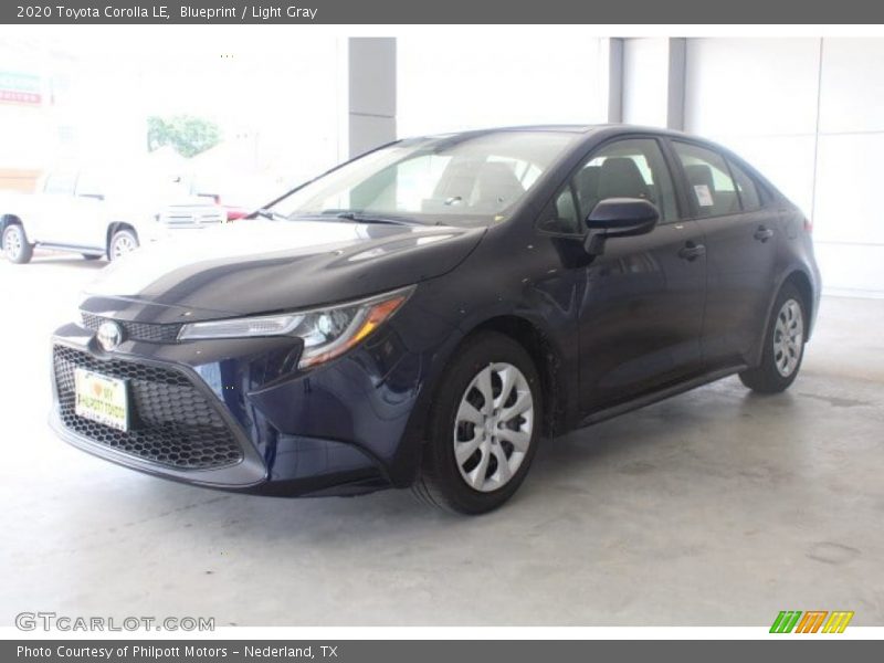 Blueprint / Light Gray 2020 Toyota Corolla LE