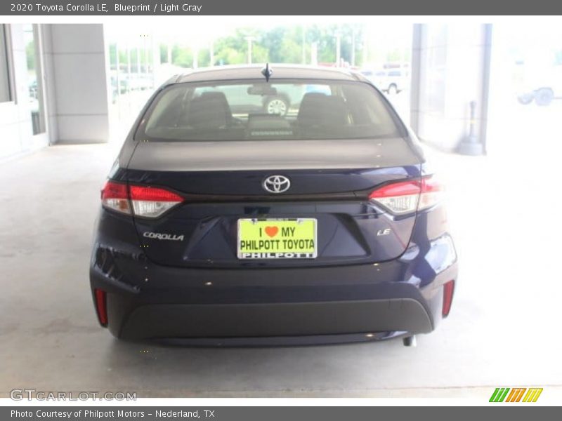 Blueprint / Light Gray 2020 Toyota Corolla LE