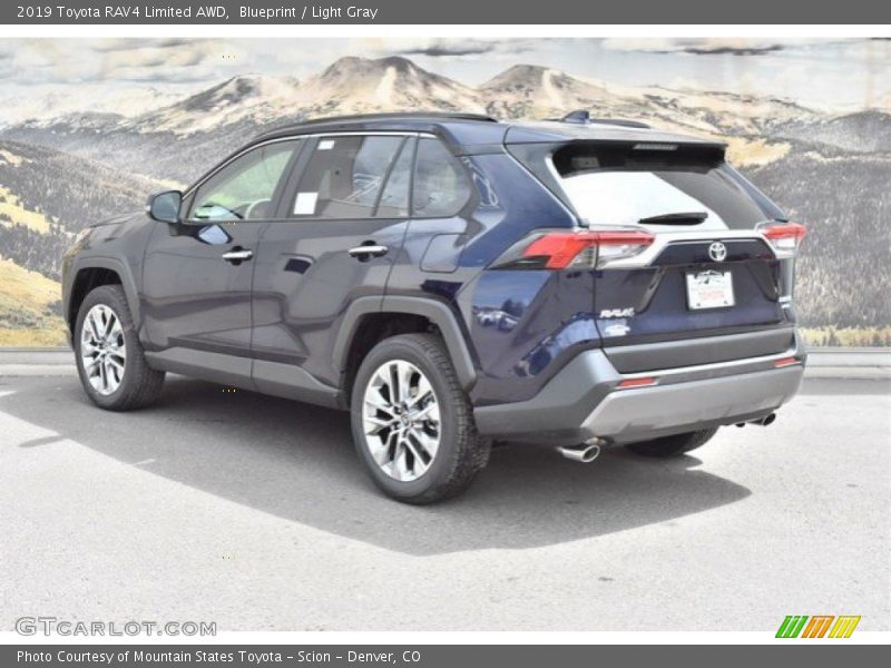 Blueprint / Light Gray 2019 Toyota RAV4 Limited AWD