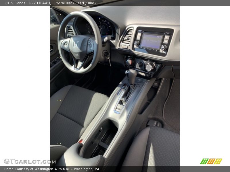 Crystal Black Pearl / Black 2019 Honda HR-V LX AWD