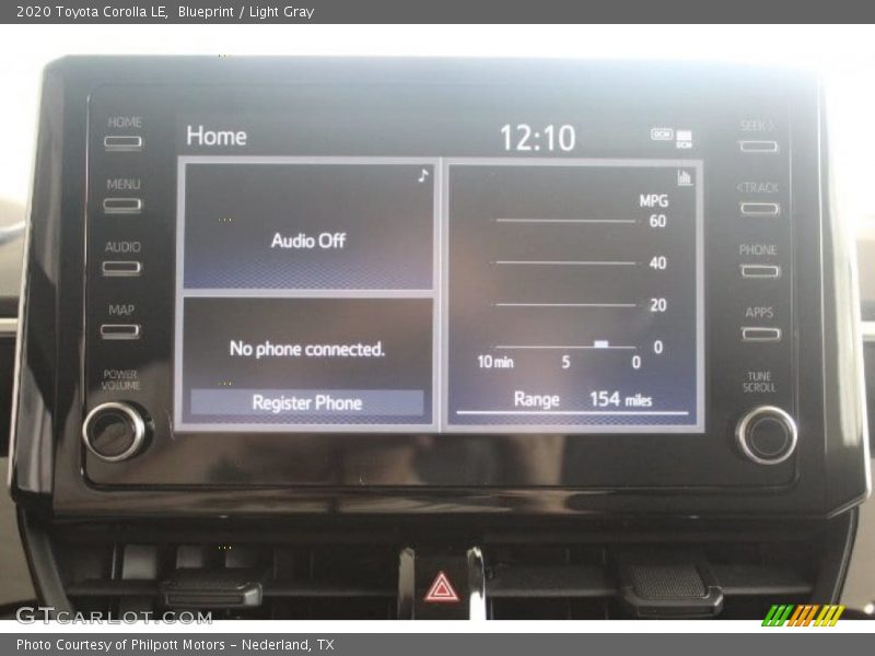 Blueprint / Light Gray 2020 Toyota Corolla LE