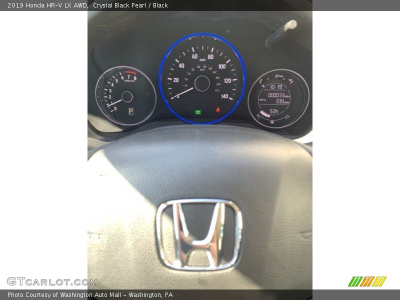 Crystal Black Pearl / Black 2019 Honda HR-V LX AWD