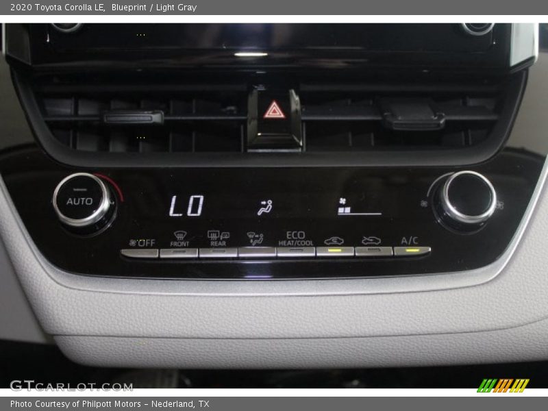 Blueprint / Light Gray 2020 Toyota Corolla LE