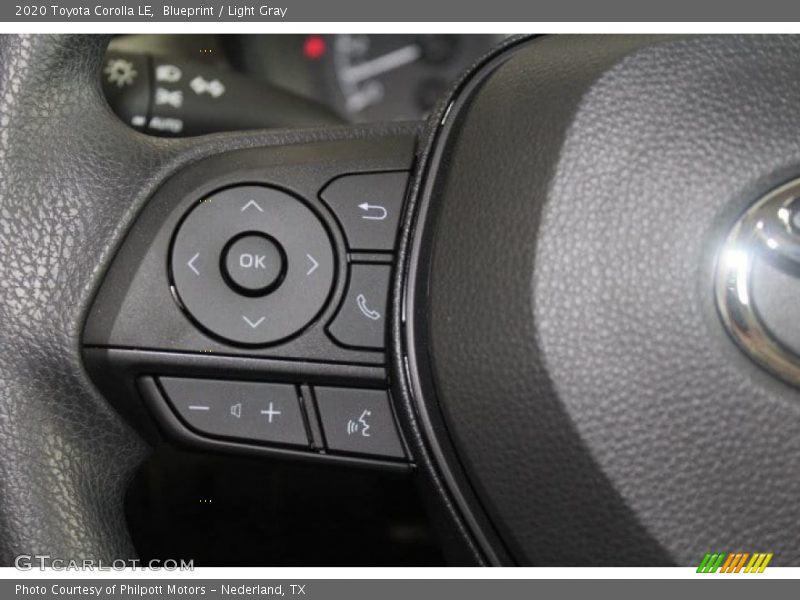 Blueprint / Light Gray 2020 Toyota Corolla LE
