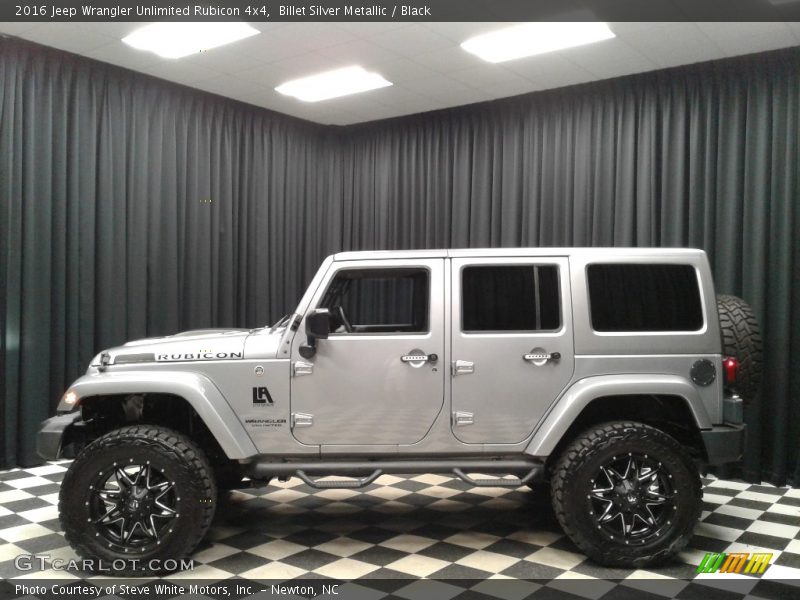 Billet Silver Metallic / Black 2016 Jeep Wrangler Unlimited Rubicon 4x4