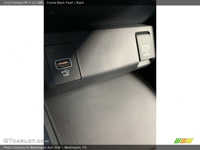 Crystal Black Pearl / Black 2019 Honda HR-V LX AWD