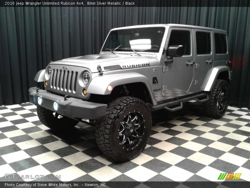 Billet Silver Metallic / Black 2016 Jeep Wrangler Unlimited Rubicon 4x4