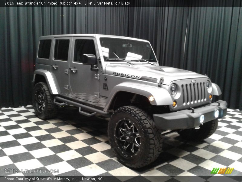 Billet Silver Metallic / Black 2016 Jeep Wrangler Unlimited Rubicon 4x4