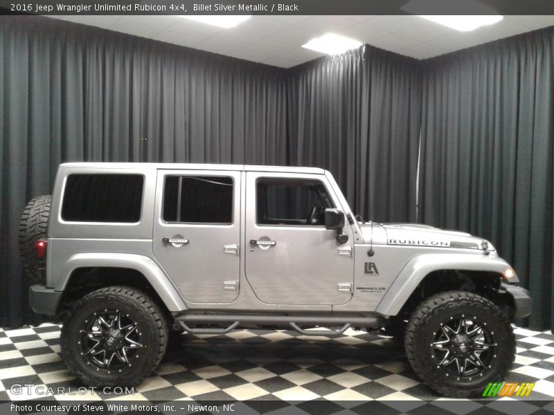 Billet Silver Metallic / Black 2016 Jeep Wrangler Unlimited Rubicon 4x4