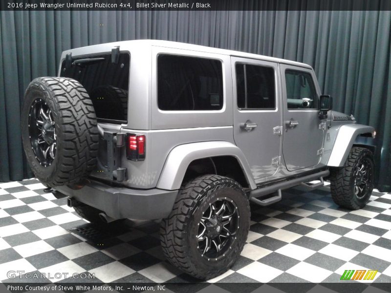 Billet Silver Metallic / Black 2016 Jeep Wrangler Unlimited Rubicon 4x4