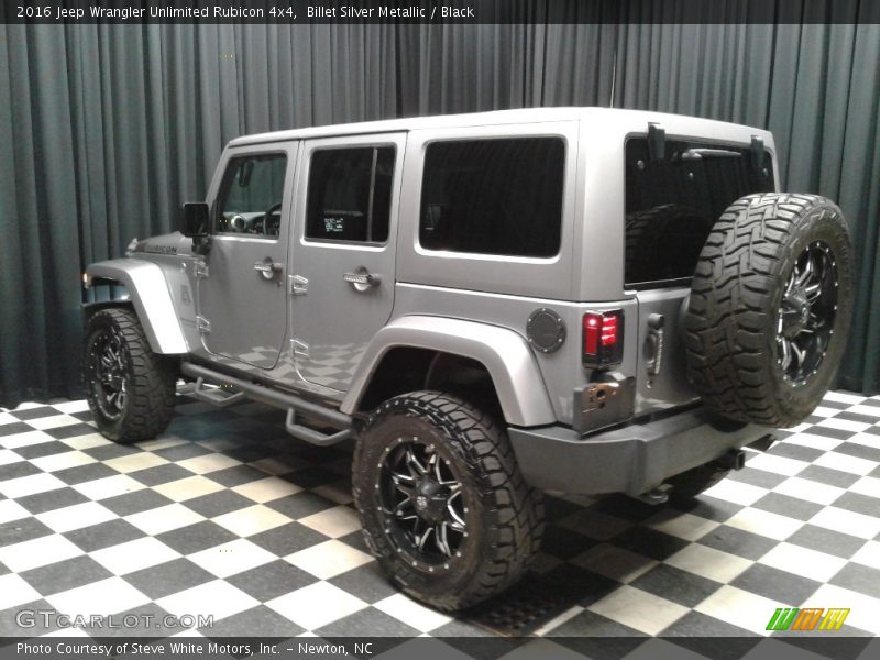 Billet Silver Metallic / Black 2016 Jeep Wrangler Unlimited Rubicon 4x4