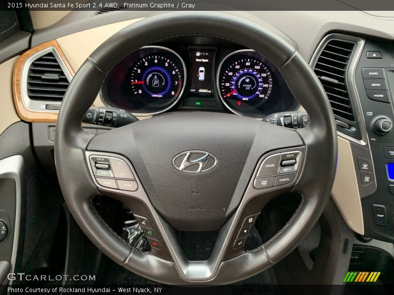 Platinum Graphite / Gray 2015 Hyundai Santa Fe Sport 2.4 AWD
