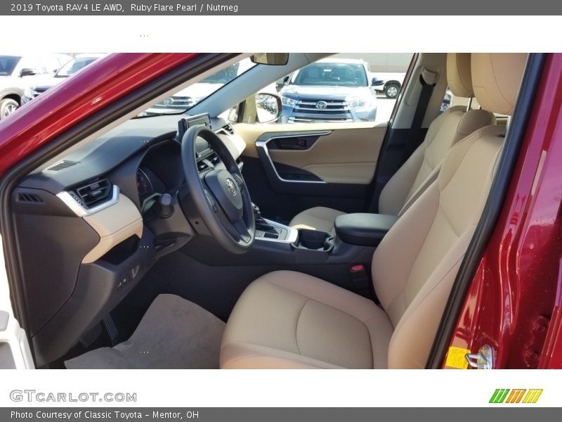 Ruby Flare Pearl / Nutmeg 2019 Toyota RAV4 LE AWD