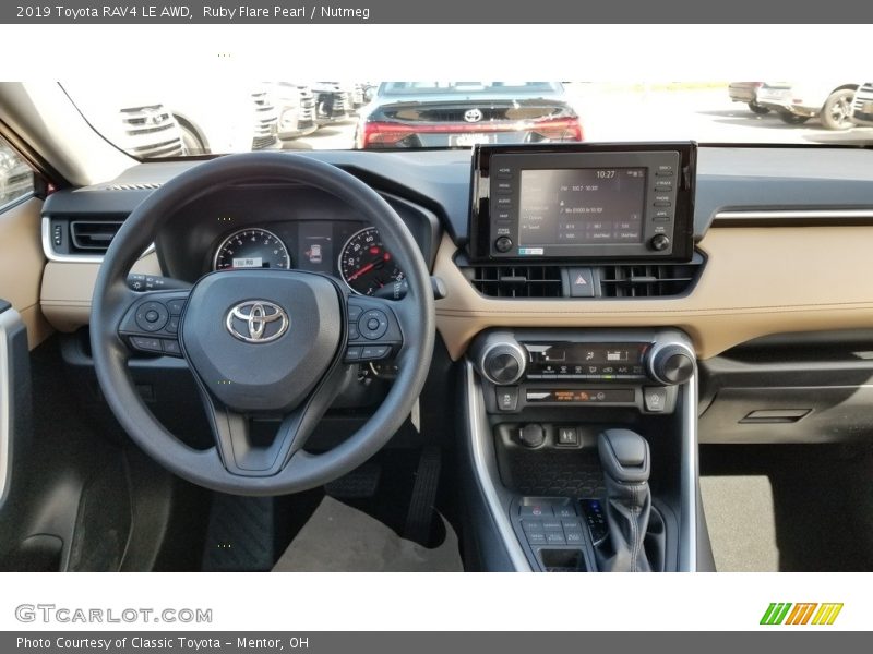 Ruby Flare Pearl / Nutmeg 2019 Toyota RAV4 LE AWD
