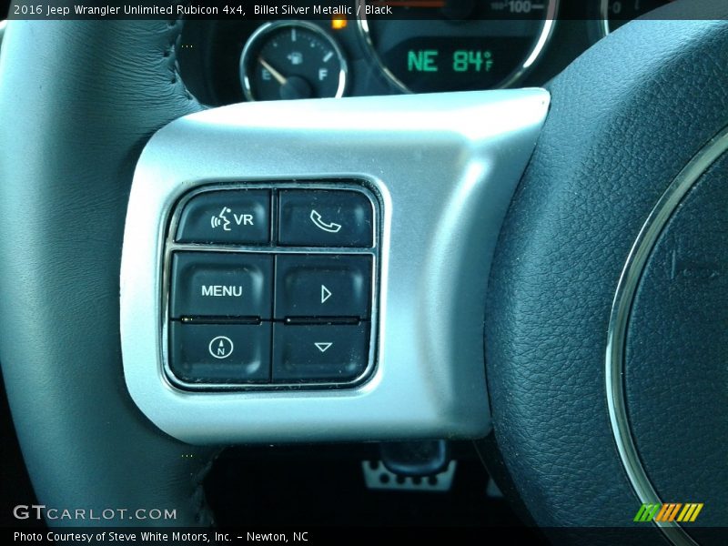 Billet Silver Metallic / Black 2016 Jeep Wrangler Unlimited Rubicon 4x4