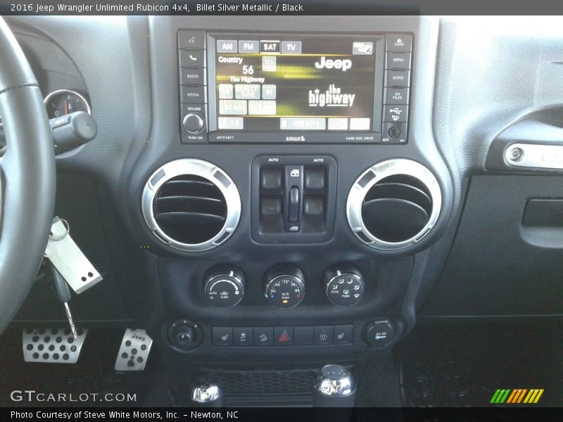 Billet Silver Metallic / Black 2016 Jeep Wrangler Unlimited Rubicon 4x4