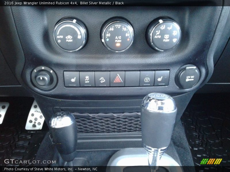 Billet Silver Metallic / Black 2016 Jeep Wrangler Unlimited Rubicon 4x4