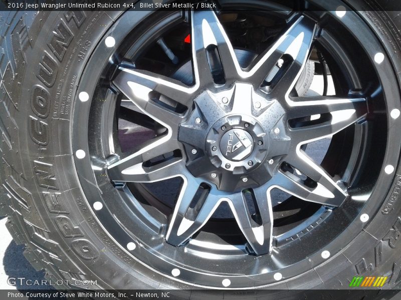 Billet Silver Metallic / Black 2016 Jeep Wrangler Unlimited Rubicon 4x4