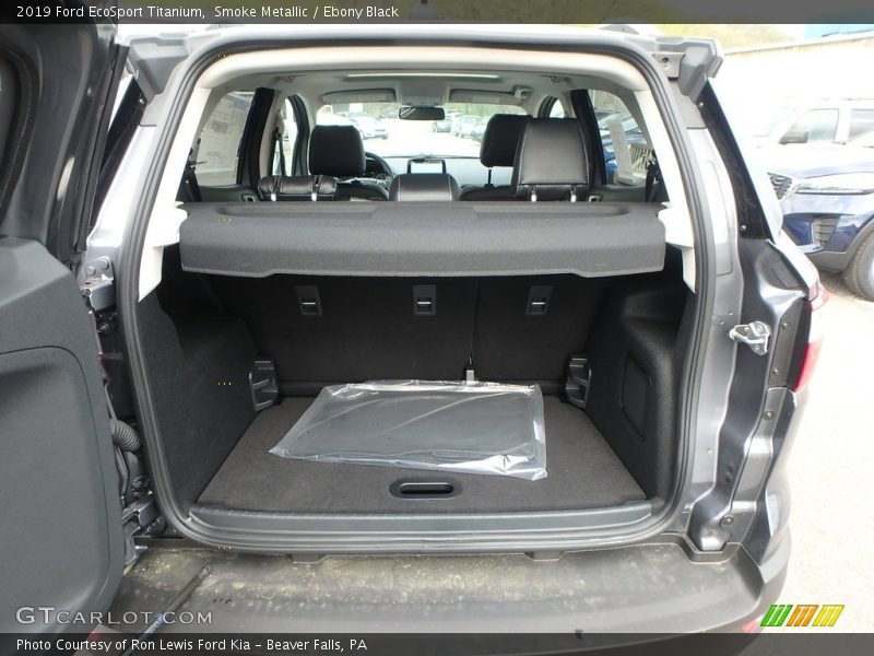 Smoke Metallic / Ebony Black 2019 Ford EcoSport Titanium