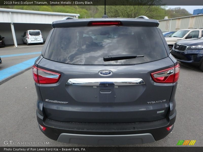 Smoke Metallic / Ebony Black 2019 Ford EcoSport Titanium