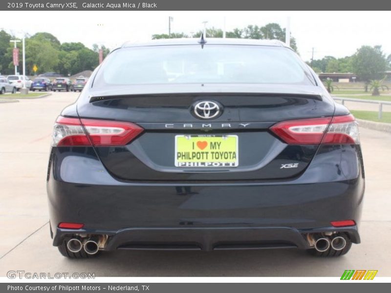Galactic Aqua Mica / Black 2019 Toyota Camry XSE