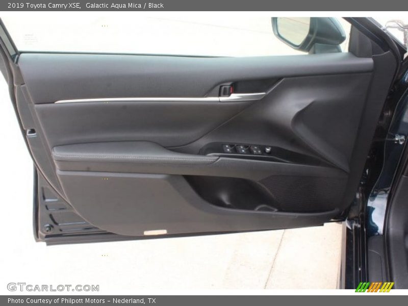 Galactic Aqua Mica / Black 2019 Toyota Camry XSE
