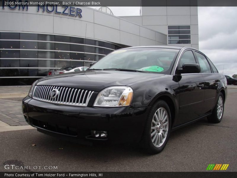 Black / Charcoal Black 2006 Mercury Montego Premier