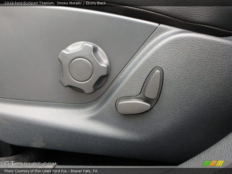 Smoke Metallic / Ebony Black 2019 Ford EcoSport Titanium