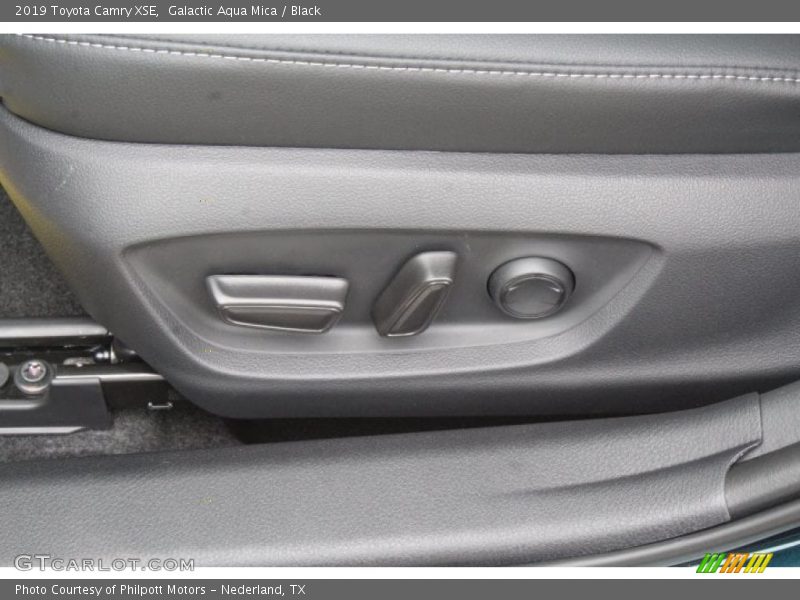 Galactic Aqua Mica / Black 2019 Toyota Camry XSE