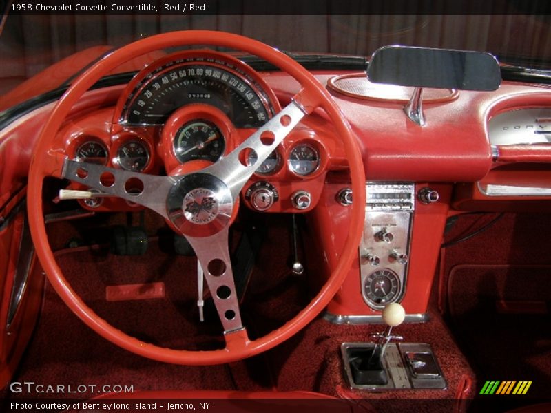 Red / Red 1958 Chevrolet Corvette Convertible