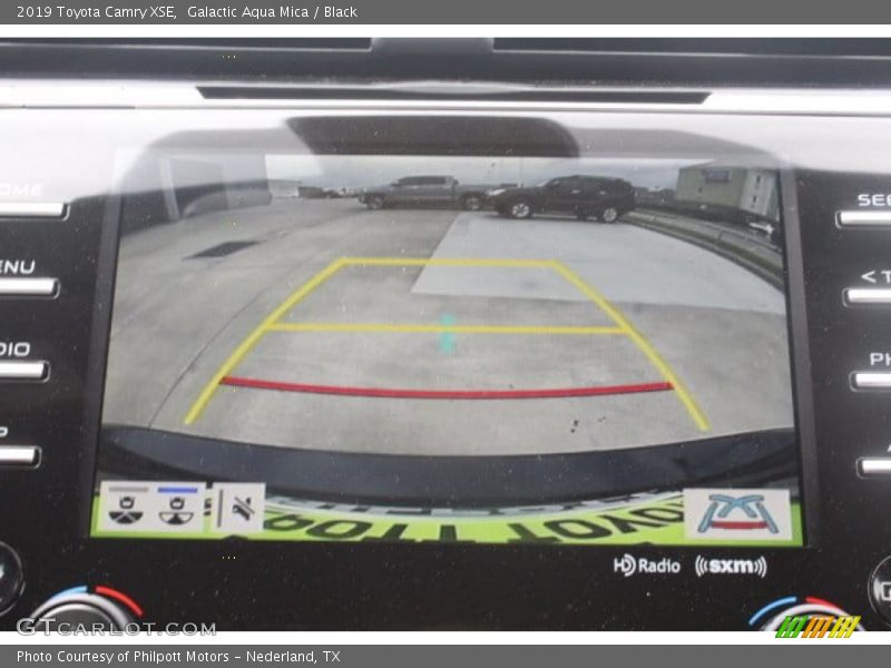 Galactic Aqua Mica / Black 2019 Toyota Camry XSE