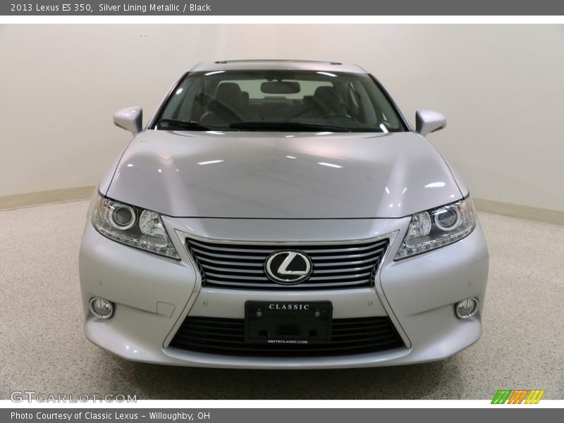 Silver Lining Metallic / Black 2013 Lexus ES 350