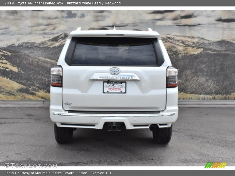 Blizzard White Pearl / Redwood 2019 Toyota 4Runner Limited 4x4