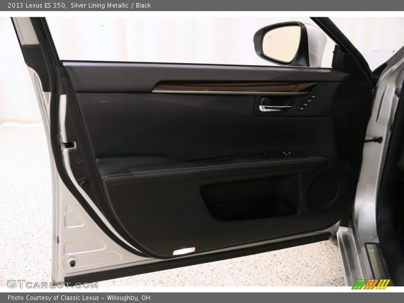 Silver Lining Metallic / Black 2013 Lexus ES 350
