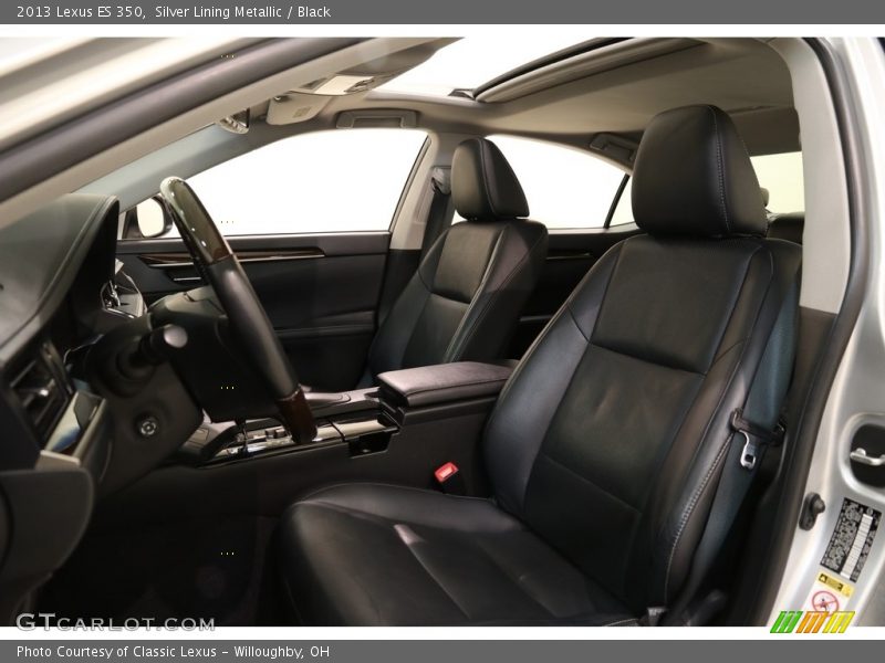Silver Lining Metallic / Black 2013 Lexus ES 350