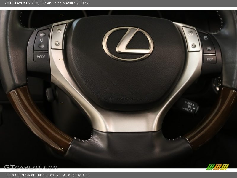 Silver Lining Metallic / Black 2013 Lexus ES 350