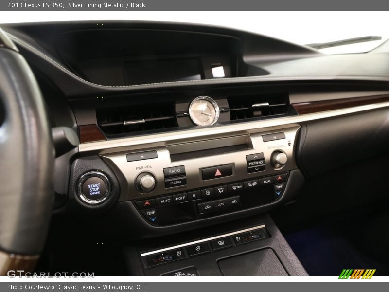 Silver Lining Metallic / Black 2013 Lexus ES 350