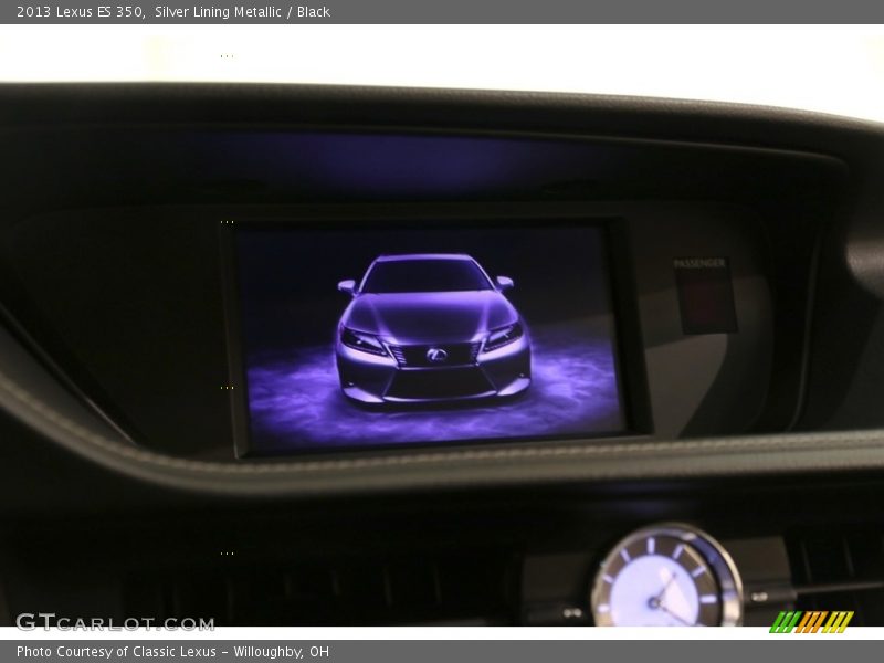 Silver Lining Metallic / Black 2013 Lexus ES 350