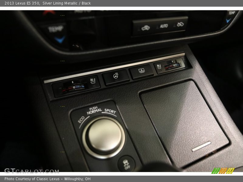 Silver Lining Metallic / Black 2013 Lexus ES 350