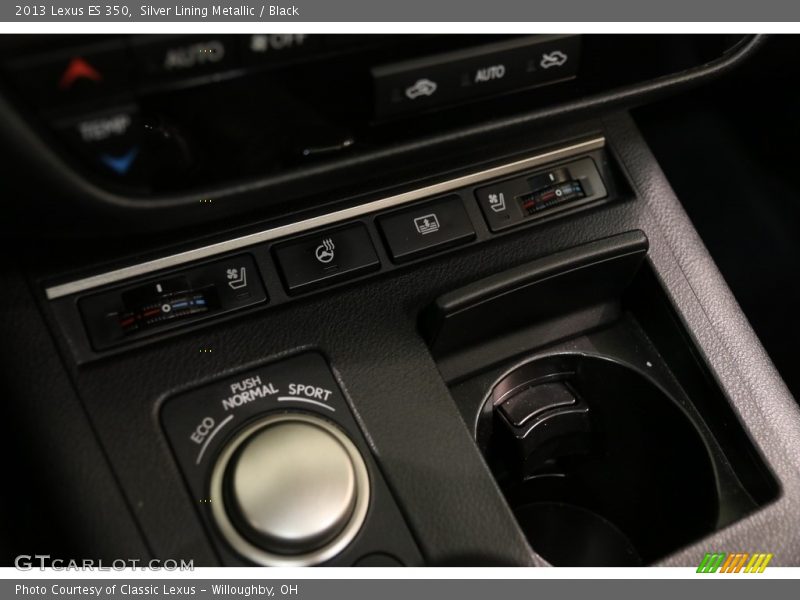 Silver Lining Metallic / Black 2013 Lexus ES 350