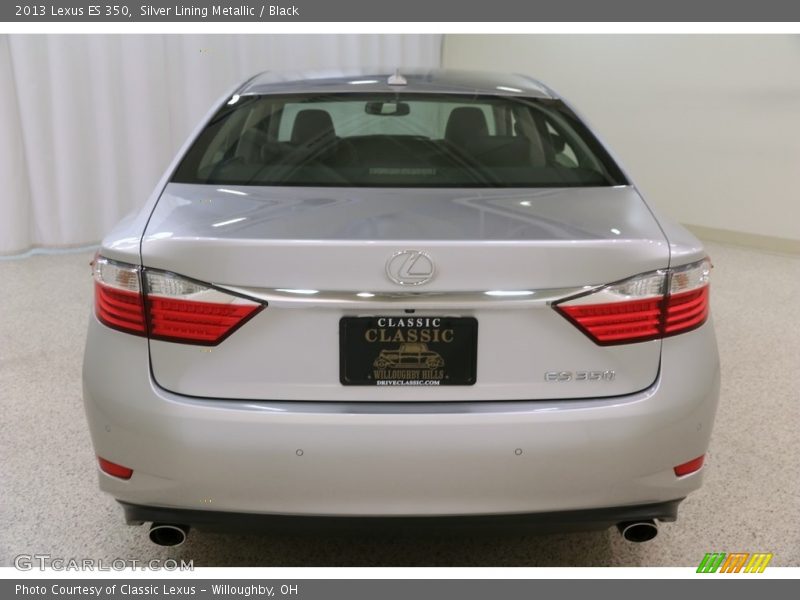 Silver Lining Metallic / Black 2013 Lexus ES 350