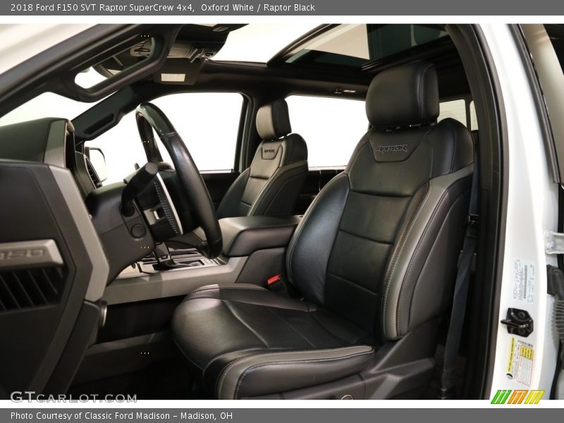 Oxford White / Raptor Black 2018 Ford F150 SVT Raptor SuperCrew 4x4