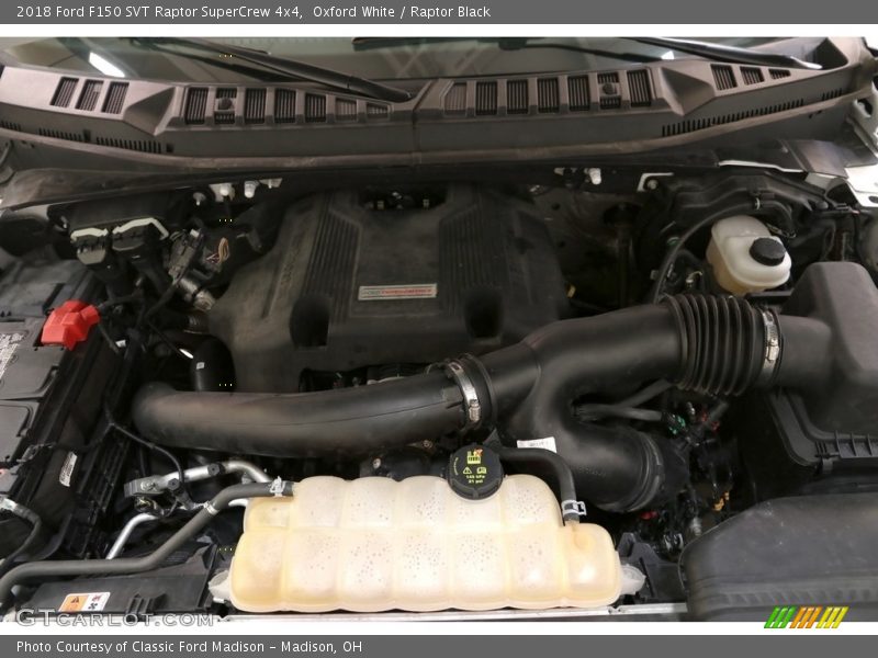 Oxford White / Raptor Black 2018 Ford F150 SVT Raptor SuperCrew 4x4