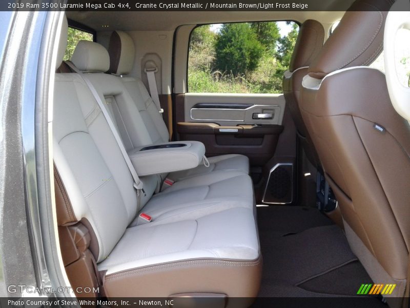 Rear Seat of 2019 3500 Laramie Mega Cab 4x4