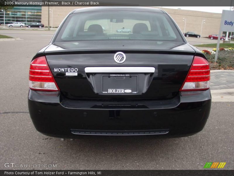 Black / Charcoal Black 2006 Mercury Montego Premier