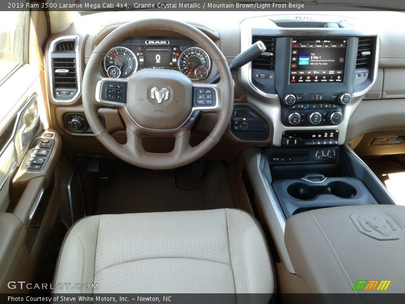 Dashboard of 2019 3500 Laramie Mega Cab 4x4