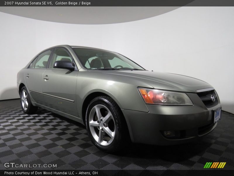 Golden Beige / Beige 2007 Hyundai Sonata SE V6