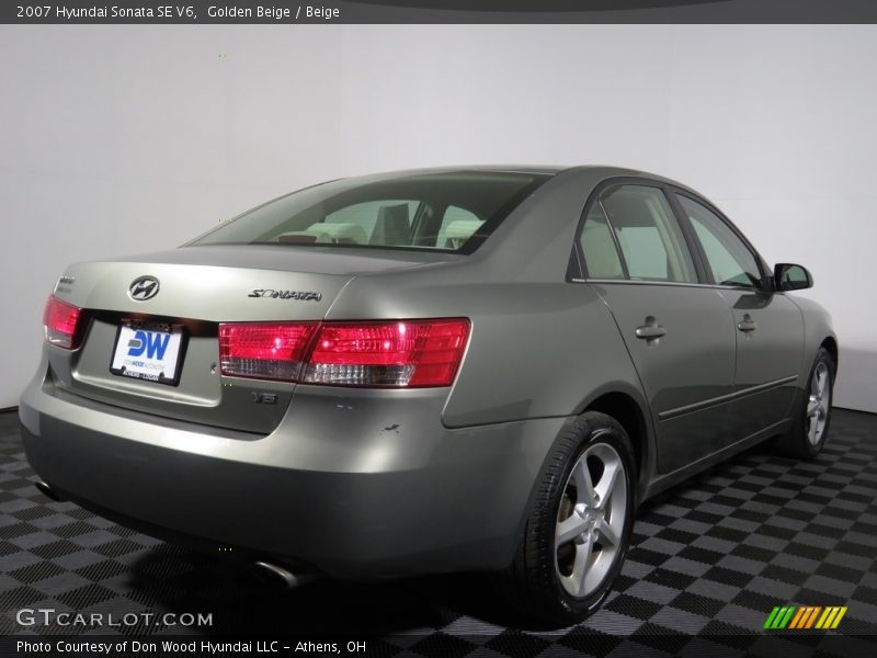 Golden Beige / Beige 2007 Hyundai Sonata SE V6