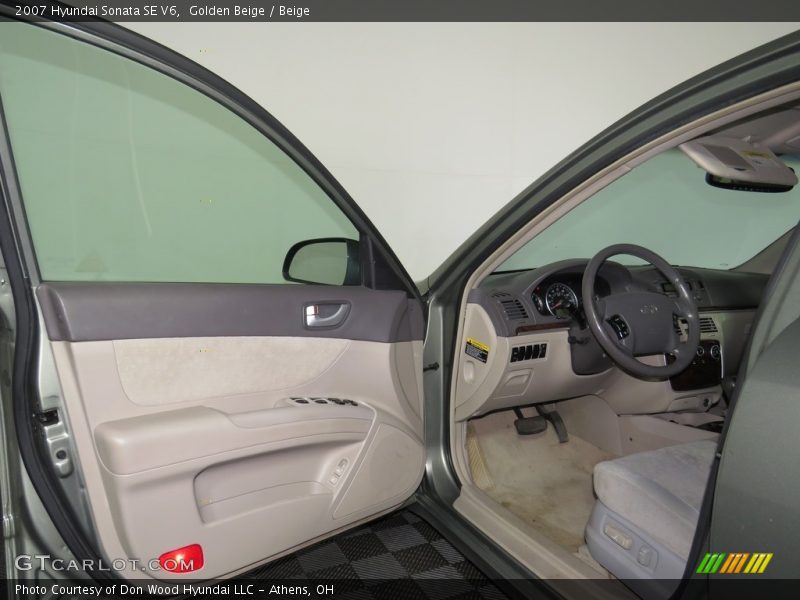 Golden Beige / Beige 2007 Hyundai Sonata SE V6