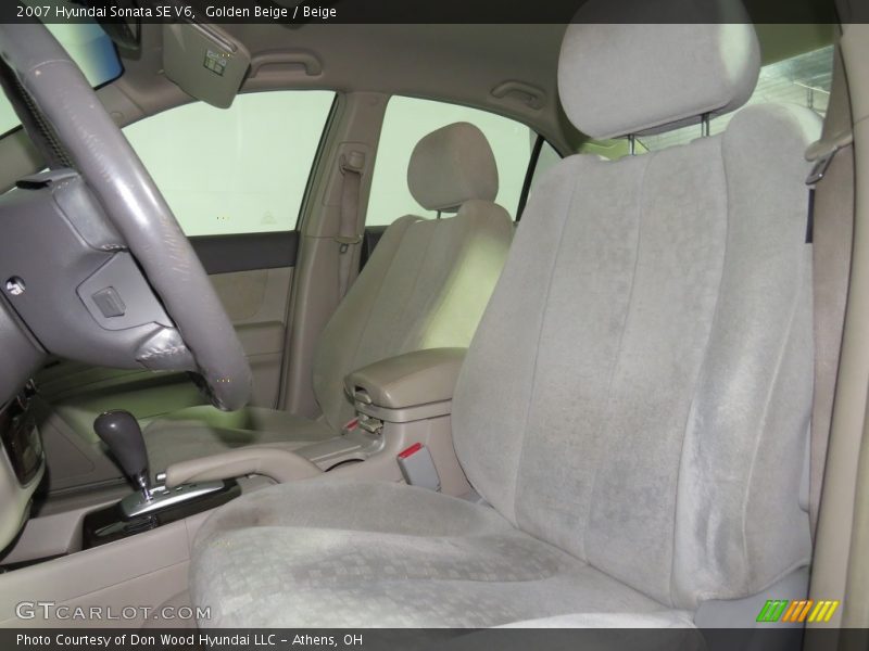 Golden Beige / Beige 2007 Hyundai Sonata SE V6
